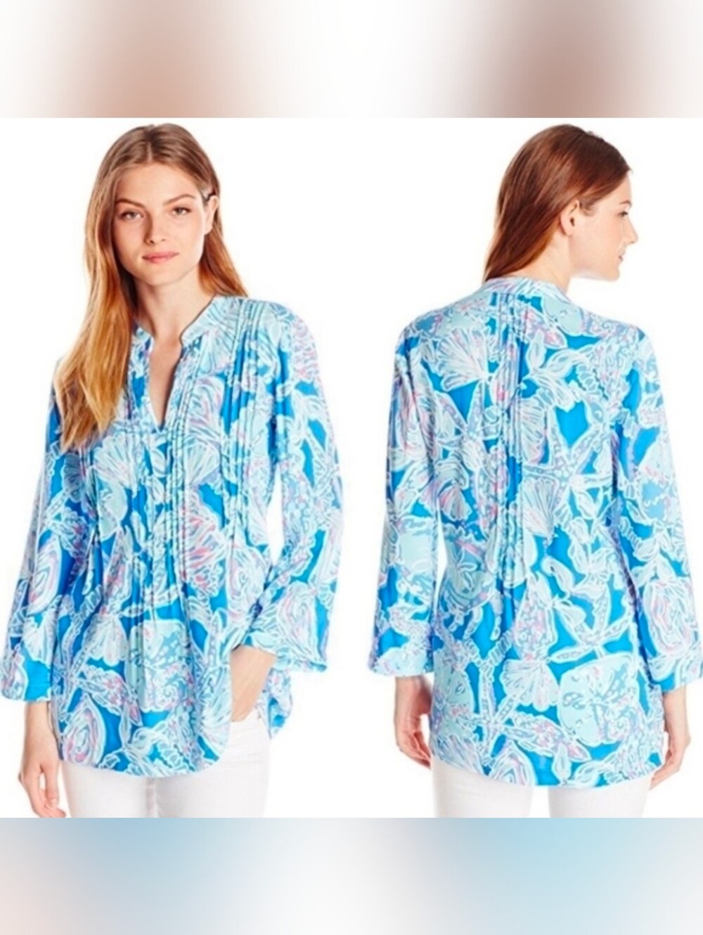 Lilly Pulitzer Sarasota Tunic Bay Blue